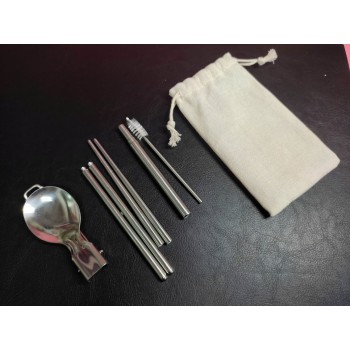 IE-0-1021 便攜摺疊餐具4-件套